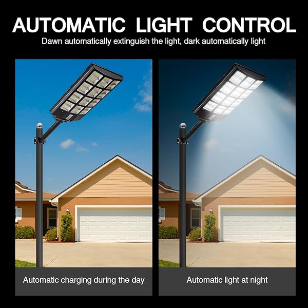 4000W SOLAR STREET LIGHTS OUTDOOR WATERPROOF, 400000LM, DUSK TO DAWN SOLAR WITH MOTION SENSOR AND REMOTE CONTROL, LED FLOOD LIGHT, LUCES SOLARES PARA EXTERIORES, SUITABLE FOR COURTYARDS, GARAGE.
