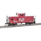 Walthers Trainline Wide-Vision Caboose-Ready to Run-Norfolk Southern (red, White) 931-1527 HO Scale Model Railroad - Freight Model