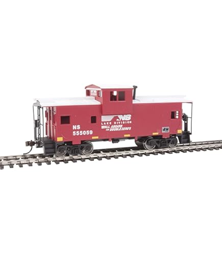 Bachmann Trains HO Scale Bobber Caboose – Lehigh Valley, Brown, Silver Series