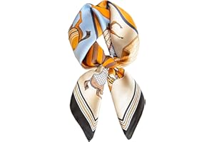 Dailyacc Hair Bandanas Scarf For Women Lightweight Fashion Neck Silk Satin Head Scarves For Sleeping Handbags Scarf