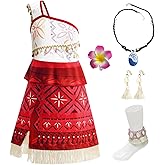 Esvaiy Princess Dress Up Costume for Girls, Fancy Ocean Adventure Costumes for Halloween Christmas Birthday Party