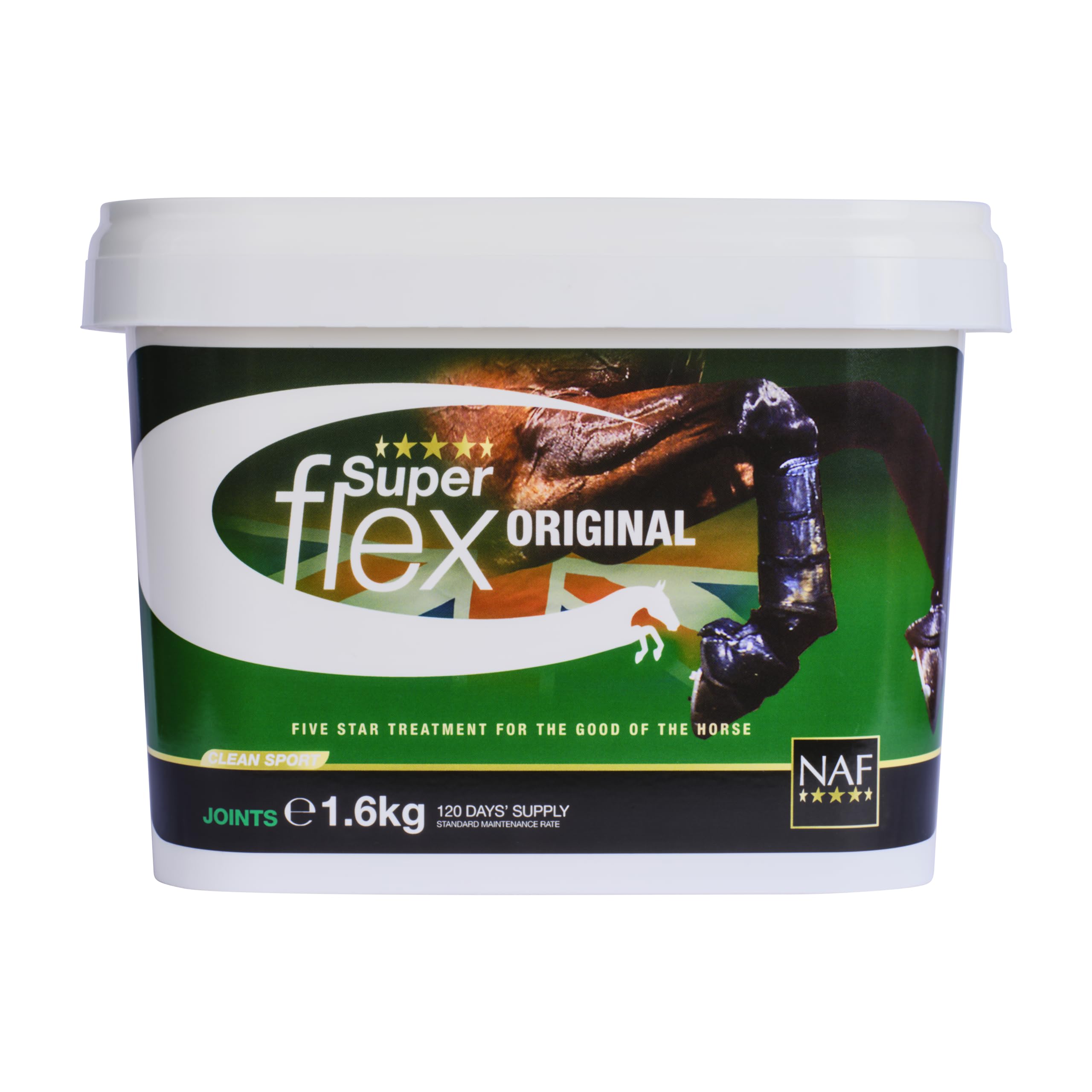 NAF Five Star Superflex 1.6kg – Premium Joint Supplement for Horses – High-Strength Glucosamine, MSM, Chondroitin, Hyaluronic Acid & Antioxidants – Supports Mobility and Joint Health