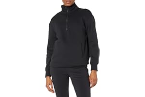 Amazon Aware Women's Relaxed-Fit Half Zip Tunic Sweatshirt (Available in Plus Size)