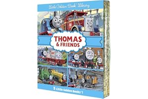 Thomas & Friends Little Golden Book Library (Thomas & Friends): Thomas and the Great Discovery; Hero of the Rails; Misty Island Rescue; Day of the Diesels; Blue Mountain Mystery