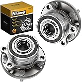 Nhsmgt 2X Front or Rear Wheel Bearing Hub Assembly Compatible with Ford Explorer 2011-2019, Police Interceptor Utility 2013-2019 5-Lugs with ABS 512460