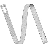 Zspoly Bicep Band Compatible with Fitbit Air, Adjustable Nylon Armband | Lightweight Upper Arm Strap with Hook-and-Loop Closure, Low-Profile Design for Everyday, Nighttime and Ankle Wear