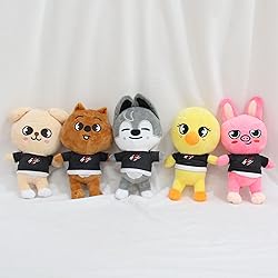 RHEETADA 8 PCS Skzoo Plushies Stray Kids Plush Toys