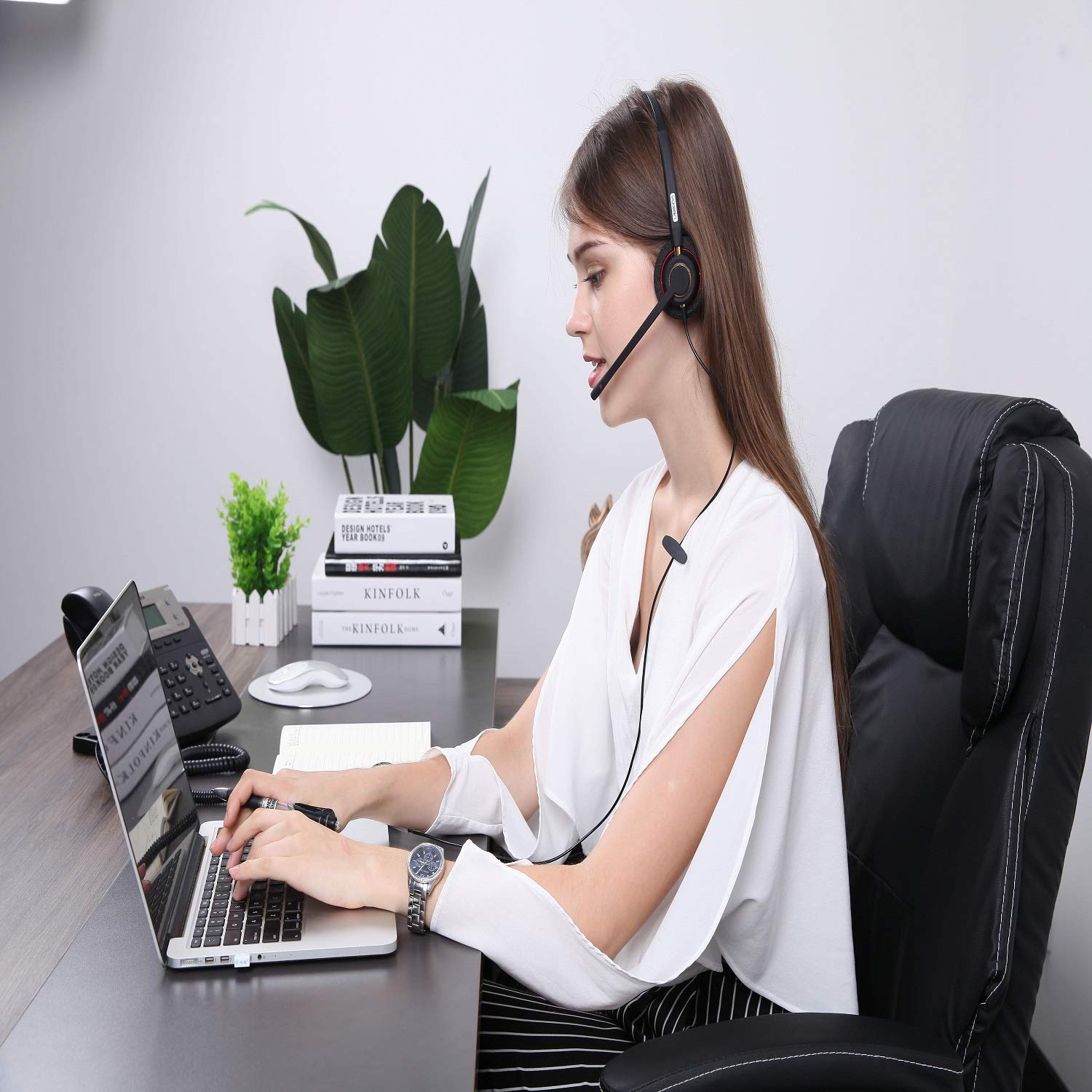 Arama 2.5 mm Cuffie Auricolari del Telefono Auricolare Mono con Microfono  con cancellazione del Rumore cablato per Panasonic Jabra Cisco Polycom  Zultys Gigaset DECT Polycom Grandstream A800CP Telefonia urban-earth.co.uk