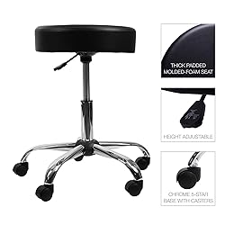 Alera ALEUS4716 19.69 in. to 24.80 in. Seat Height