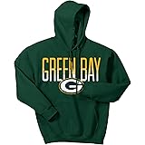 Zubaz NFL Green Bay Packers Men's Gradient Logo Hoodie, X-Large, Forest