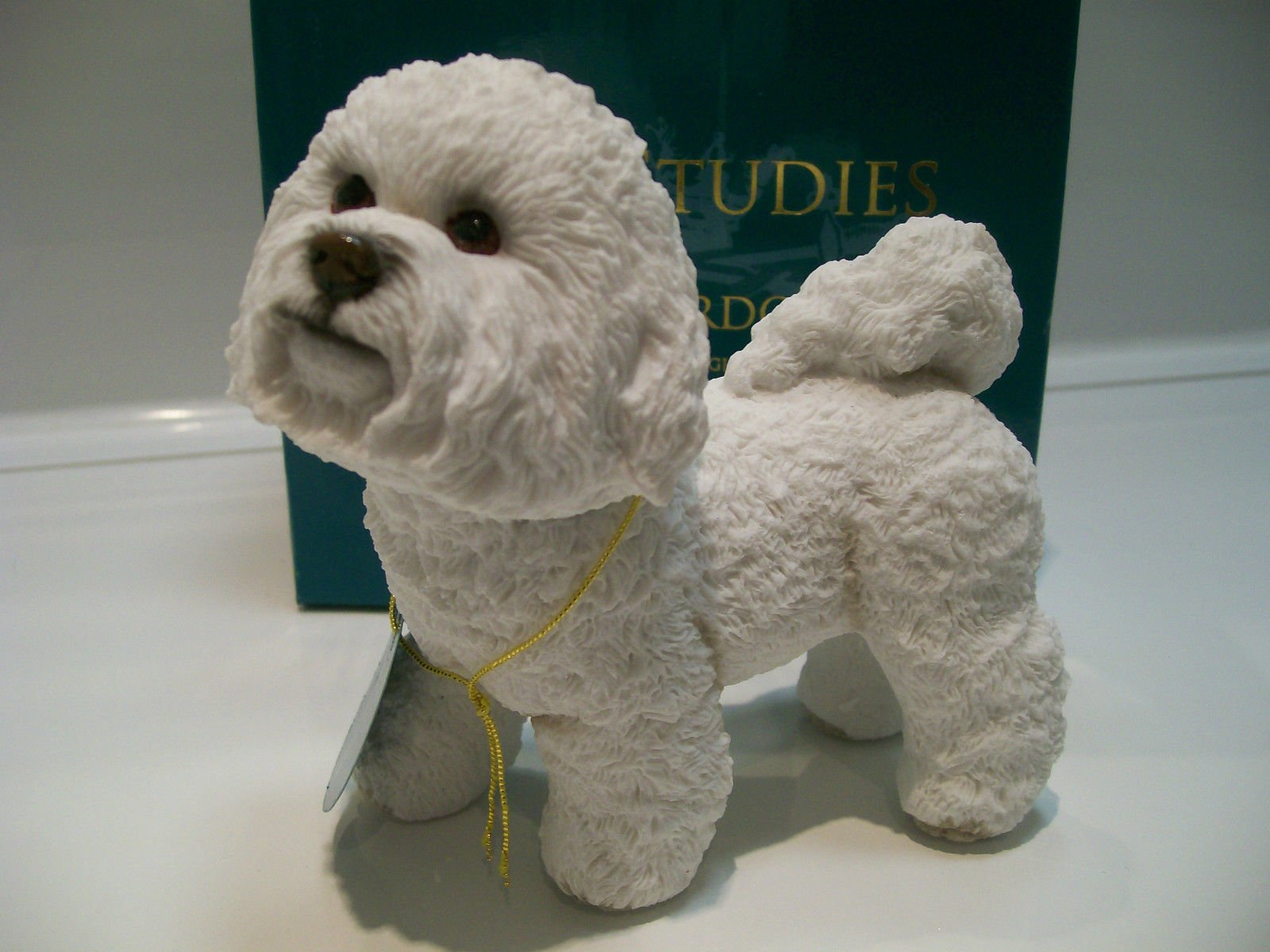 Leonardo Bichon Frise dog Ornament Figure Figurine Gift Boxed - Leonardo Collection