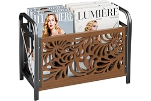 CILXGQLN Magazine Holder, Magazine Rack Floor, Wood Magazine File Holder, Magazine Organizer, Farmhouse Magazine Storage Rack