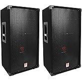 Rockville RSG12 12-Inch 1000 Watt Peak / 500 Watt RMS 8-Ohm 3-Way Passive PA Speaker, High-Power Audio, Durable Build, Wide Dispersion, for DJs and Live Events, 2-Piece