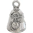 Guardian Bell Marines Bell Good Luck Bell w/Keyring & Black Velvet Gift Bag | Motorcycle Bell | Lead-Free Pewter | Good Luck Gift to Friends & Family | Bike Bell | Made in USA