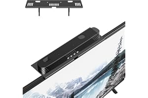 CABTE Adjustable Steel TV Top Shelf, Floating TV Stand, Universal Monitor Shelf for Soundbar, Game Console, Cable Box, Router Shelves and Home Accessories (No Storage Boxes, 1PCS)