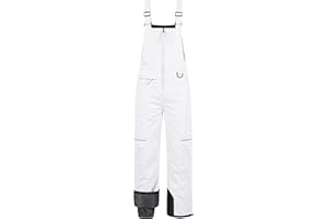 Pursky Kid's Snow Pants Boy's Winter Ski Bibs Insulated Waterproof Snowpants Fleece Snowboarding Overalls Snowbibs