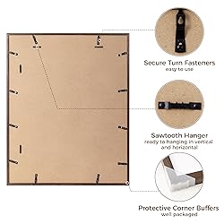 24x30 Oak Wood Picture Frame, 24"x30" Poster Frame