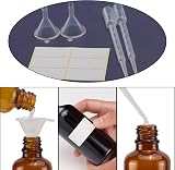 YIZHAO 30ml Clear Glass Dropper Bottles with Pipette Set of 6 view 5