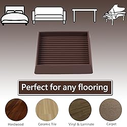 3x3 Square Rubber Furniture Caster