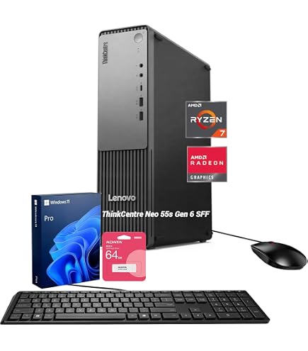 Amazon.com: Lenovo ThinkCentre Neo 55s SFF Business AI Desktop