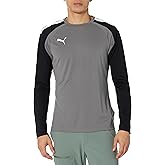 Puma Unisex-Adult Puma Men's Team Pacer Goalkeeper Long Sleeve Jersey, Smoked Pearl Black White