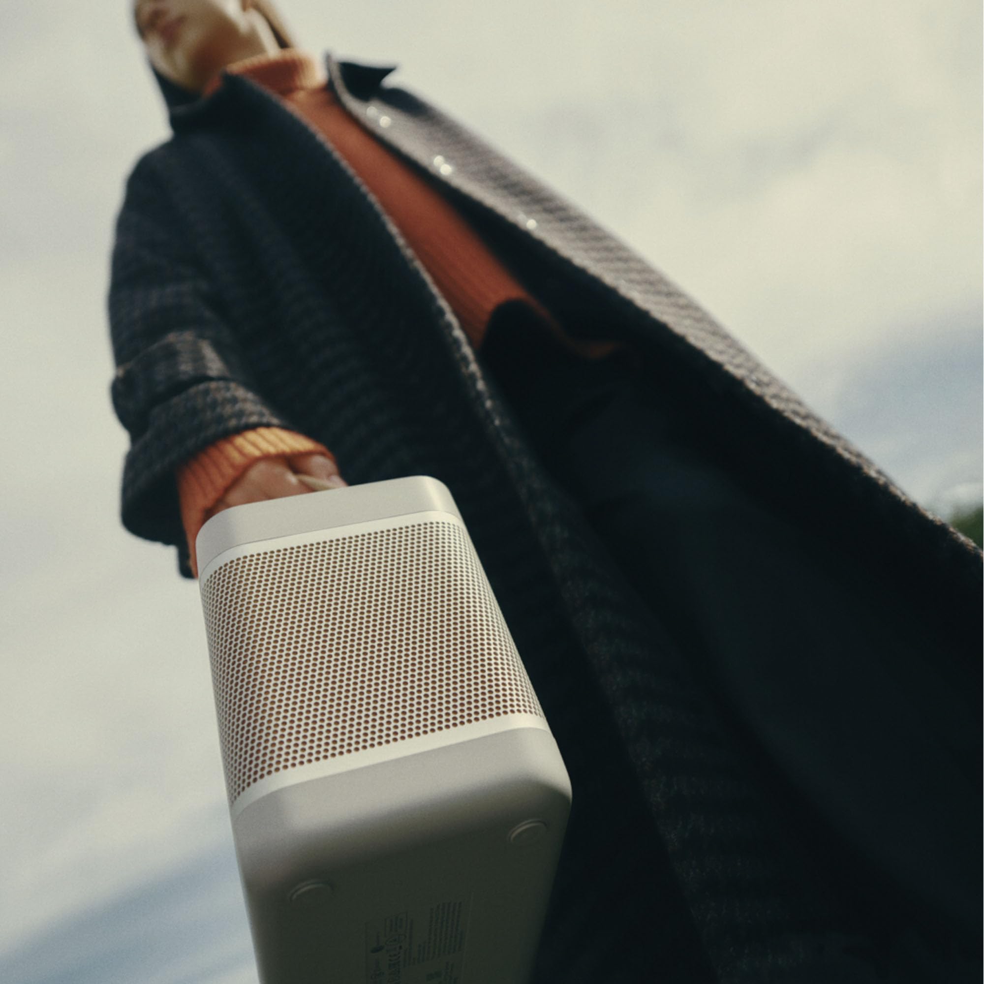 Bang & Olufsen Beolit 20 Powerful Portable Wireless Bluetooth Speaker, Grey Mist