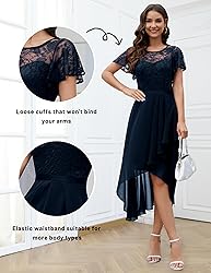 Wedtrend Women's Formal Dress Ruffle Cocktail Party