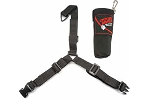 Counter Assault Universal Chest Holster - Bear Spray Holder - Hands Free 3-Point Holster - Outdoor Activity Gear - Camping & Hiking Essentials