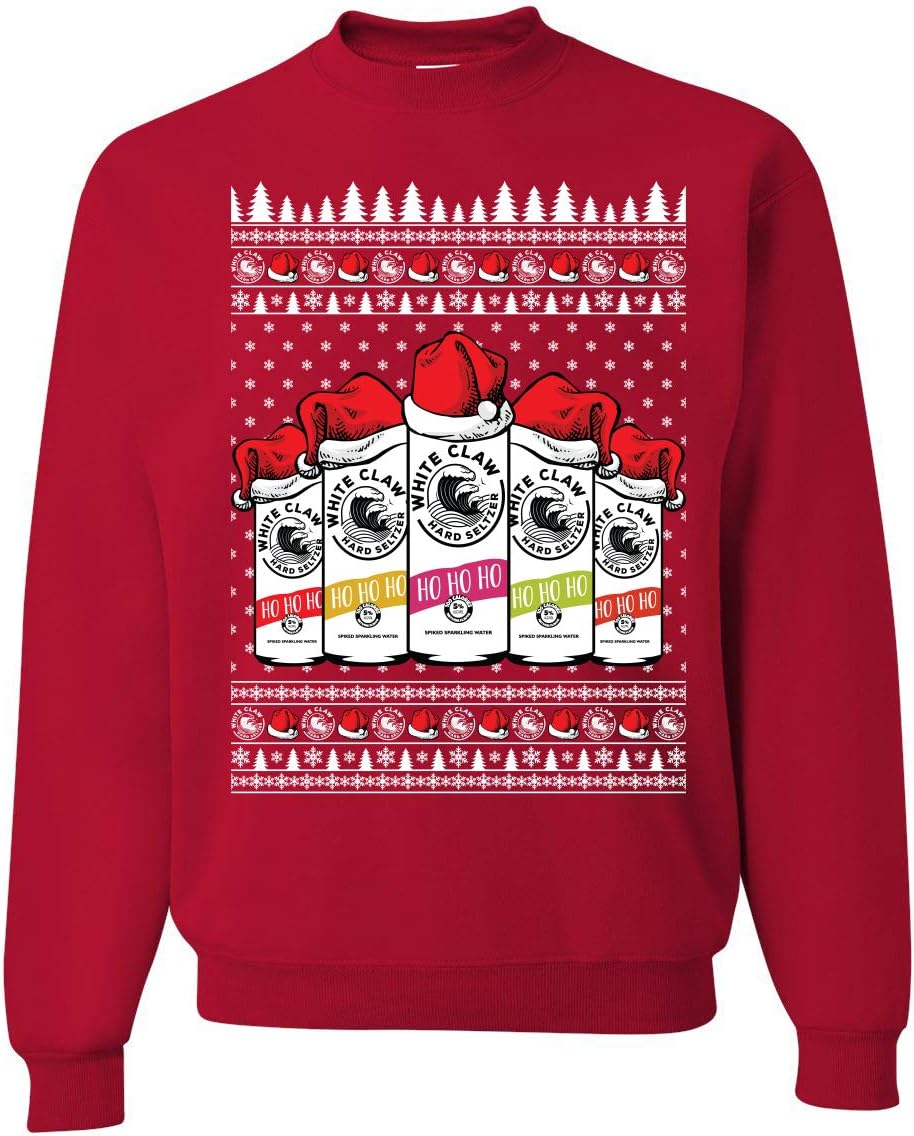Coconut LA Ain't No Laws When You're Drinking with Claus | Claw Drink Santa Ugly Christmas Sweater Graphic Sweatshirt