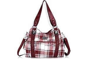 Angel Barcelo Roomy Fashion Hobo Womens Handbags Ladies Purse Satchel Shoulder Bags Tote Washed Leather Bag