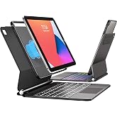 Magic Style Case Keyboard for iPad 9th/8th/7th Generation 10.2 inch Air 3 | Pro 10.5,Precision Multi-Touch Trackpad,Portrait/Landscape Detachable Cover,Magnetic Floating Cantilever Stand,Backlit,Black