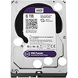 WD Purple 6TB Surveillance Hard Disk Drive - 5400 RPM Class SATA 6 Gb/s 64MB Cache 3.5 Inch - WD60PURX