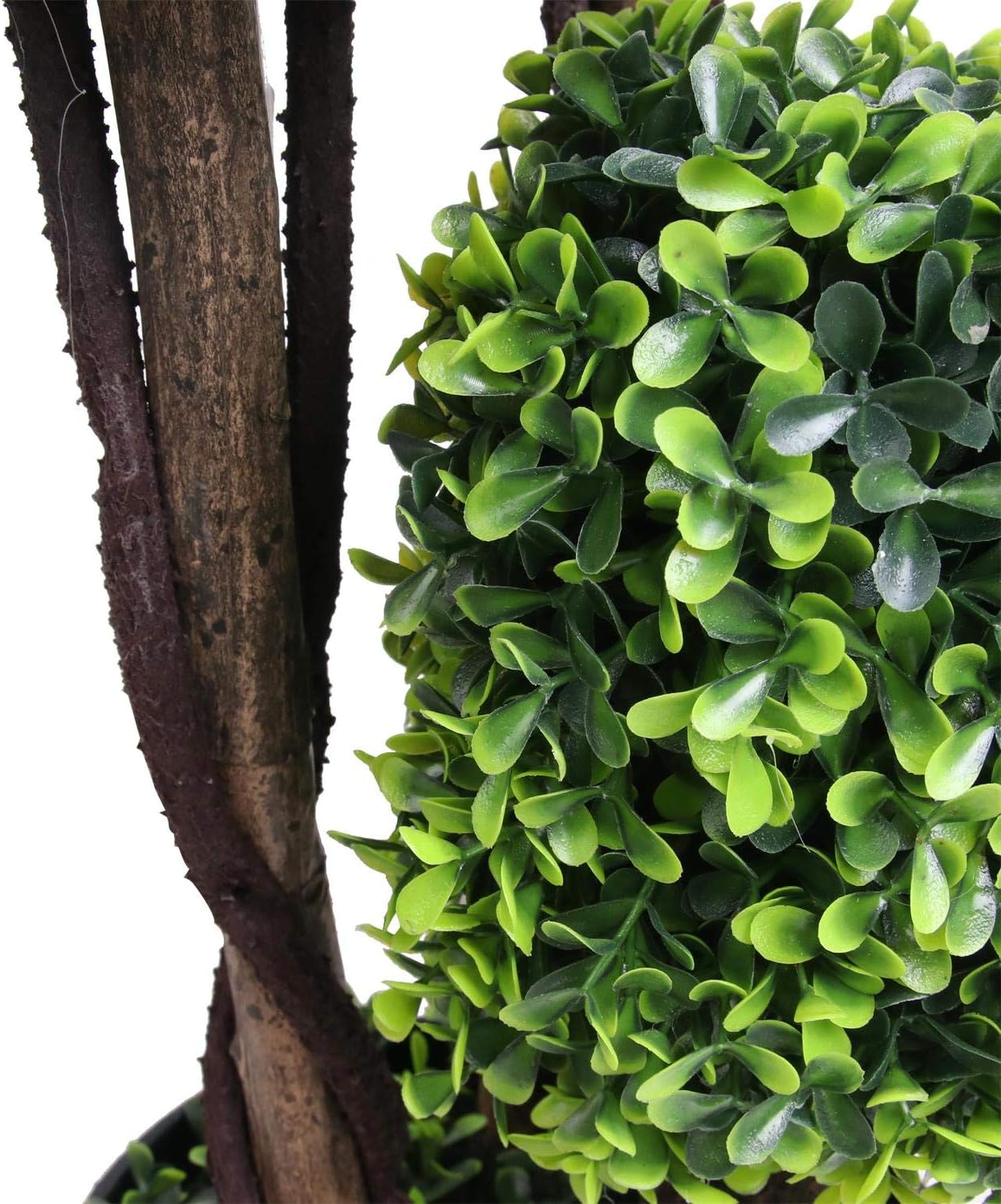 Artificial Square Shape Boxwood Topiary Tree Fake Plant for Home Indoor and Outdoor Decoration (Type 1) (Shape 1) -