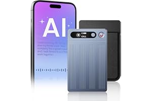 AI Voice Recorder, Portable Note Voice Recorder with w/Case, App Control, Transcribe & Summarize Empowered by Artificial Inte