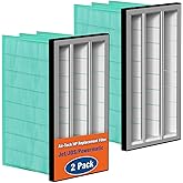 OKKFITR 24x12x12 MERV 14 Air Filter Replacement - Synthetic Pocket - Compatible with Jet AFS-1000B/C, Powermatic 1791082, JET 708733 &amp; More - 2 Pack