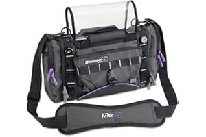 K-Tek Stingray Junior X Purple Mixer Recorder Bag with Built-In Kickstand