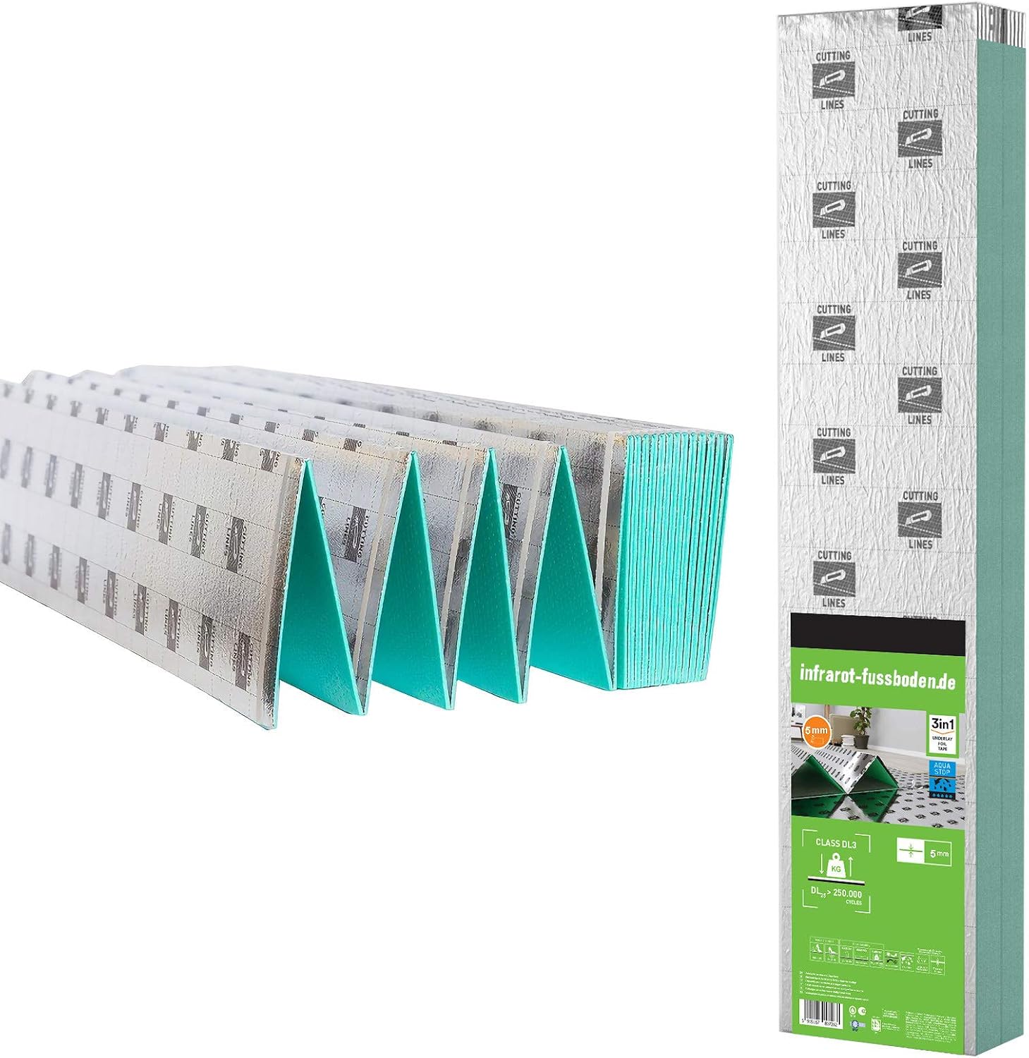 sottostrato per pavimenti in vinile 2mm