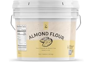 Pure Original Ingredients Almond Flour (1 Gallon), Extra Fine, Non-GMO
