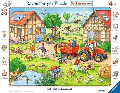 Ravensburger My Little Farm Frame Puzzle 24 Pieces for Ages 4+
