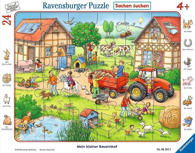 Ravensburger My Little Farm Frame Puzzle 24 Pieces for Ages 4+