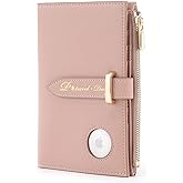 Passport Holder for Women, RFID Blocking Travel Wallet Case with Credit Card Holders, Slim Thin Leather Passport Wallet with Zipper