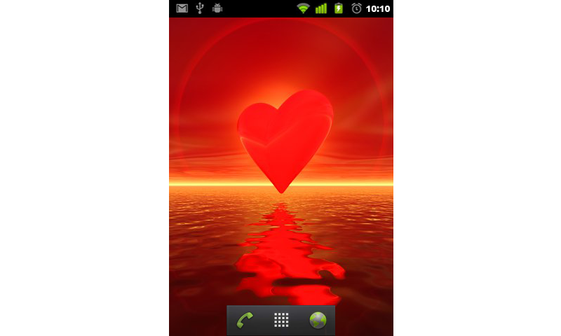 Ocean live wallpaper Ocean Heart ( live theme live android live background live ocean live desktop live water live liquid )
