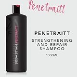 Wella Sebastian Penetraitt Shampoo for Damaged Hair Strengthen Repair 1L view 2