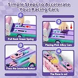 Lehoo Castle Unicorn Transporter 2-in-1 Race Track Toys for Girls 2-5 view 3