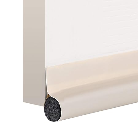 deeToolMan Tür Draft Stopper 91,4 cm: einseitig Tür Isolator Selbstklebende Klettverschluss/Dichtung Passt zu Unterseite der 