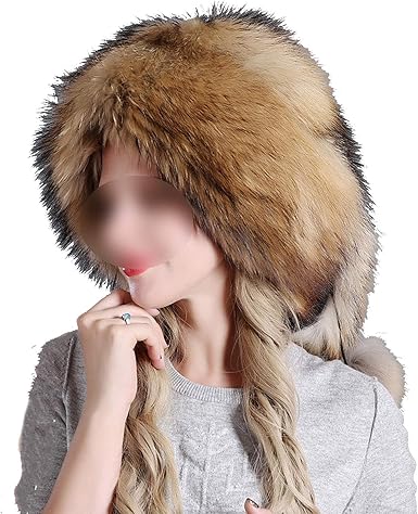 fur hat with ear flaps