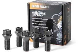 BINB ROAD 36136781151 Wheel Lug Bolt Nuts M14x1.25 Compatible with BMW MINI 328ix 428i 528i 535i 640i 740i X1 X2X3 X4 X5 X6,5Pcs