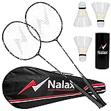 Nalax Badminton Set,2 Player Badminton Rackets