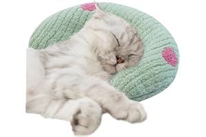 T'CHAQUE Cat & Dog Pillow - Anxiety Relief, Comfortable Half Donut Cuddler for Upper Spine Support