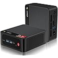 Beelink SER5 Mini Pc,AMD Ryzen 5 5500U(6C/12T,up to 4.0GHz),Mini Computer with 16GB DDR4/500GB NVMe SSD,Support Dual Screen Display (HDMI+DP/4K),WiFi6,BT5.2,Type-C,2.5G LAN